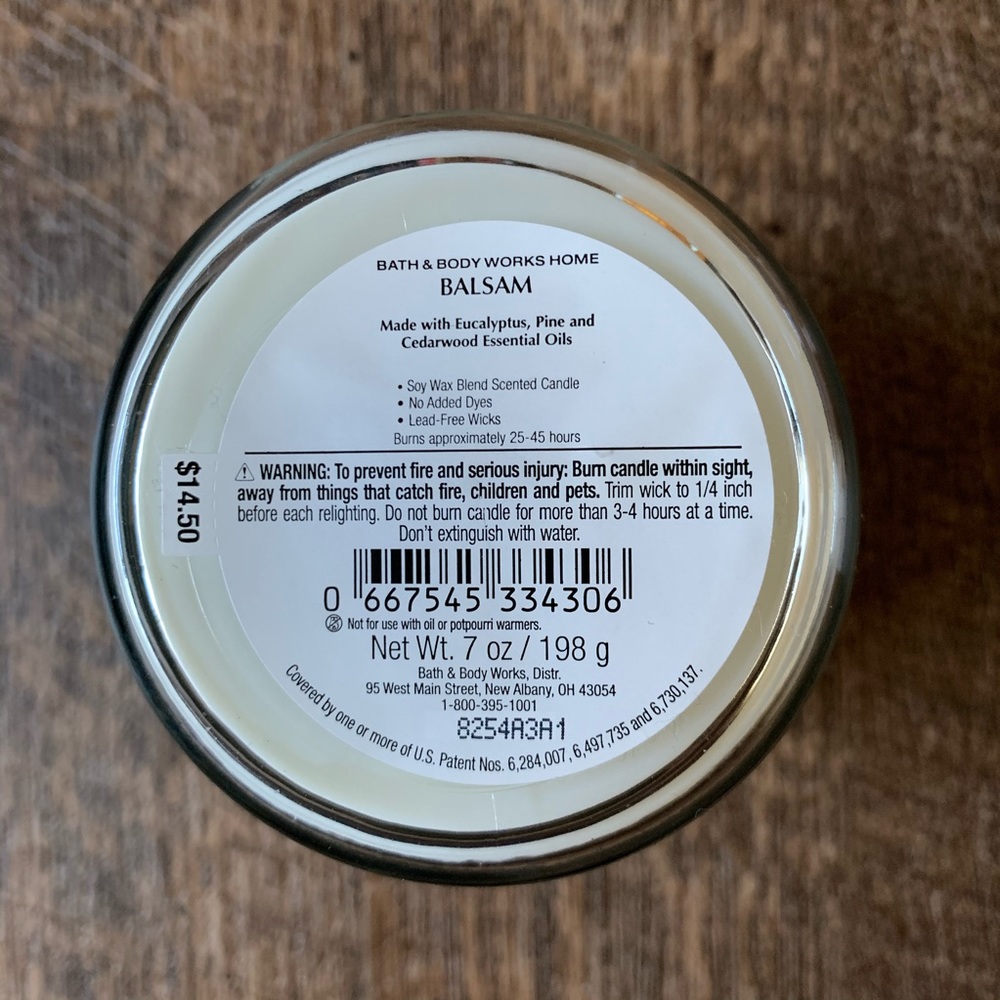 NWT Balsam Fall Candle ‼️Bath & Body Works 7oz - Picture 4 of 4